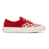 VANS VANS RED CHECKERBOARD SUEDE OG AUTHENTIC LX trainers