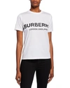 Burberry Shotover T-shirt In White/black