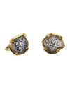 JORGE ADELER MEN'S PRINCESS LOUISA ANCIENT COIN 18K GOLD CUFFLINKS,PROD220150587