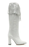 PARIS TEXAS FRINGED LEATHER BOOTS,736374