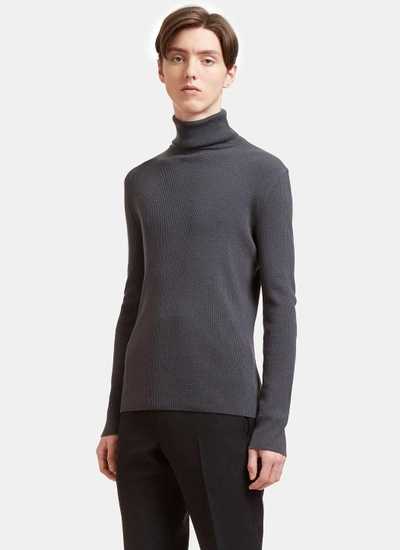 Aiezen Wool-blend Turtleneck Sweater In Grey