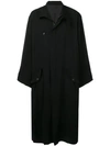 YOHJI YAMAMOTO GRAPHIC PRINT OVERSIZED COAT