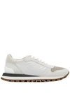 BRUNELLO CUCINELLI PANELLED SNEAKERS