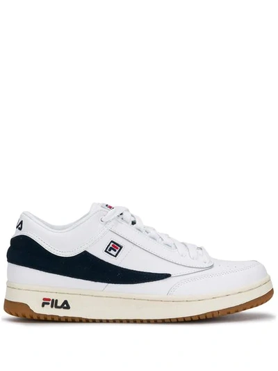 Fila T1 Platform Sneakers In White