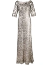 TADASHI SHOJI BEADED A-LINE GOWN