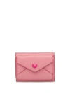 MIU MIU MIU MIU MADRAS LOVE WALLET - PINK