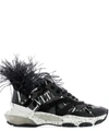 VALENTINO GARAVANI VALENTINO GARAVANI GRID BOUNCE SNEAKERS