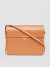 BURBERRY Large Two-tone Leather Grace Bag