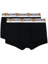 MOSCHINO PACK OF 2 TEDDY LOGO BOXERS