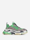 Balenciaga Triple S Mesh, Nubuck And Leather Sneakers In Multicolor