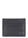 TOD'S PEBBLED LEATHER CARD HOLDER,10871111