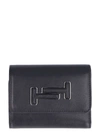 TOD'S LEATHER SMALL FLAP-OVER WALLET,10869844