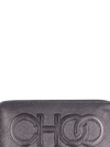 JIMMY CHOO BETTINA ZIPAROUND METAL LEATHER WALLET,10869291