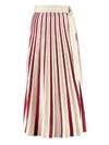 MONCLER PLEATED KNITTED SKIRT,10885832