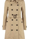 Burberry Sandringham Long Trench Coat In Beige