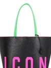 DSQUARED2 ICON LEATHER TOTE,10870047