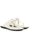TOD'S LEATHER THONG SANDALS,P00372031