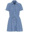 APC Ursula cotton chambray jumpsuit,P00371727
