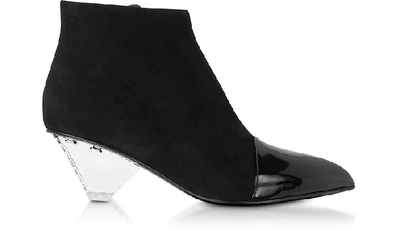 Balmain Shoes Pvc Livy Ankle Boots In Black