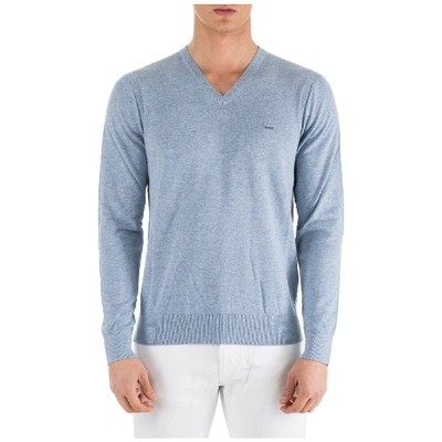 Michael Kors Men's V Neck Jumper Sweater Pullover In Grey