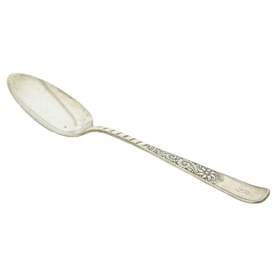 Pre-owned 1847 Rogers Bros. Antique Silver Plate Spoon By , German, 19th Century In Sand