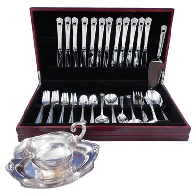 Pre-owned 1847 Rogers Bros. Eternally Yours By 1847 Rogers Silverplate Flatware Set For 12 Service 72 Pcs