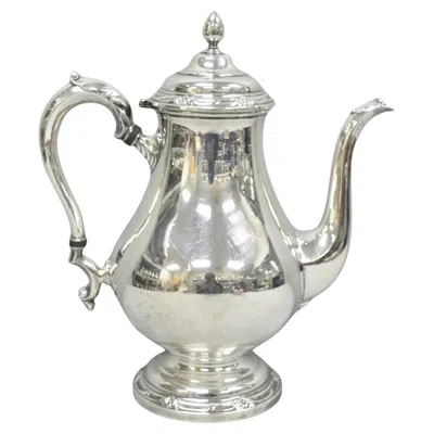Pre-owned 1847 Rogers Bros. Vintage Rogers Bros. "remembrance" Silver Plated Victorian Coffee Pot Teapot
