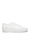 Common Projects Tournament Low Platform Super Sneaker In White