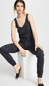 MONROW LEOPARD TANK JUMPSUIT