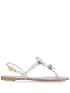 CASADEI CASADEI JELLY SANDALS - WHITE