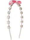 Miu Miu Crystal Embellished Headband In Pink
