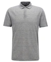 HUGO BOSS BOSS MEN'S T-PERKINS 14 LINEN POLO SHIRT