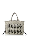 ANTONELLO Large Capriccioli Rombi Woven Tote Bag