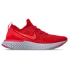 Nike Men's Epic React Flyknit 2 Running Shoes In Red