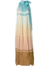 ALBERTA FERRETTI COLOUR GRADIENT MAXI DRESS