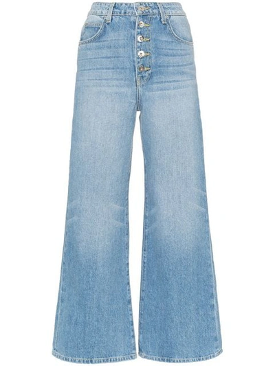 Eve Denim Charlotte Wide-leg Denim Jeans In Blue