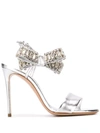 CASADEI BOW LUXE SANDALS