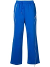 Ader Error Flared Sweatpants In Blue