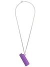 Ambush Small Lighter Case Necklace In Metallic