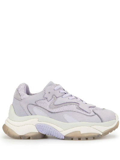 Ash Addict Chunky Sole Sneakers - Purple