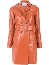 NK LEATHER TRENCH COAT