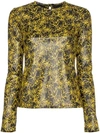 MARKOO FLORAL PRINT FITTED TOP