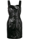 OLIVIER THEYSKENS BELTED FITTED DRESS