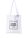 OPENING CEREMONY OPENING CEREMONY CANVAS SHOPPING BAG - 白色