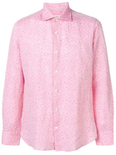 Al Duca D'aosta Faded Print Shirt In Pink