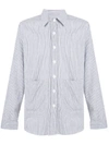 ASPESI STRIPED MULTI-POCKET SHIRT