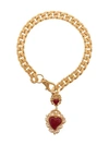 DOLCE & GABBANA HEART PENDANT COLLAR NECKLACE