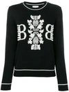 BARRIE LOGO EMBROIDERED SWEATER
