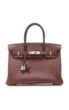 HERMÃ¨S VINTAGE BY HERITAGE AUCTIONS HERMÈS 30CM BORDEAUX TOGO LEATHER BIRKIN,907087024.0