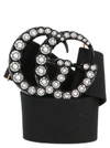 GUCCI GUCCI DOUBLE G EMBELLISHED BELT